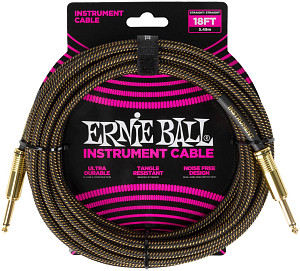 ERNIE BALL 6432, 5.49м - Инструментальный кабель