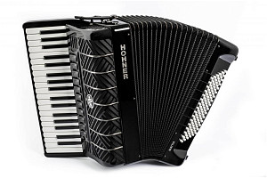 HOHNER MATTIA IV 96 BK gun black - Аккордеон 7/8
