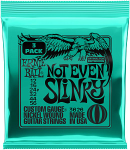 ERNIE BALL 3626 Nickel Slinky Not Even 3 Pack 12-56 - Струны для электрогитары
