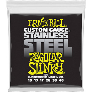 ERNIE BALL 2246 - Струны для электрогитары Stainless Steel Regular Slinky