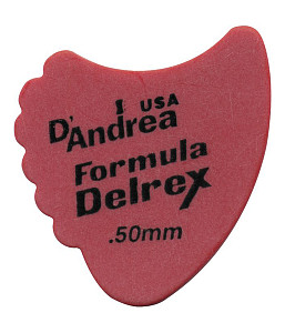 RD390.50TH Медиаторы 72шт, гребенка, матовая поверхность. D`Andrea