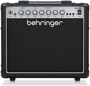 BEHRINGER HA-20R 2-х канальный гитарный комбо 8' 20Вт, пружинным ревербератором...