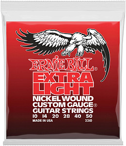 ERNIE BALL 2210 Nickel Wound Extra Light 10-50 - Струны для электрогитары