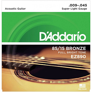 D'ADDARIO EZ890 - Струны для акустической гитары Super Light 9-45