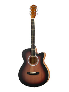Naranda HS-4040-MAS - Акустическая гитара, с вырезом, красный санберст