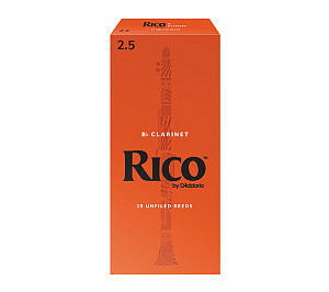 RCA2525 Rico Трости для кларнета Bb, размер 2.5, 25шт, Rico
