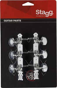Stagg KG367BK - Колки для гитары 3L+3R
