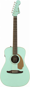 Fender Malibu Player AQS Электроакустическая гитара, цвет лазурный