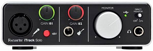 FOCUSRITE iTrack Solo (Lightning) - Звуковая карта