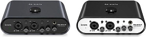 ICON Duo44 Dyna B/W - аудиоинтерфейс USB, АЦП/ЦАП: 24бит/192кГц, MIDI.