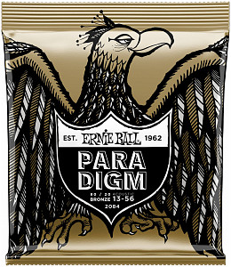 ERNIE BALL 2084 Paradigm 80/20 Bronze Medium 13-56 - Струны для акустической гитары