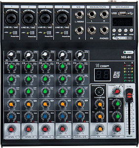 LAudio ME-06 Микшерный пульт, 6 каналов, серия PRO