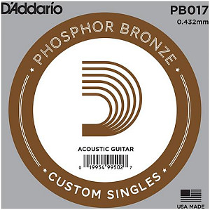 D'ADDARIO PB017 - Струна одиночная для акустической гитары