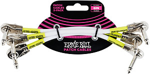 ERNIE BALL 6052, 15см - Инструментальный кабель