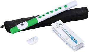 NUVO TooT (White/Green) блок-флейта TooT, материал - пластик, цвет - белый/зелёный,...