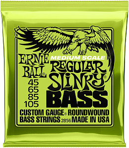 ERNIE BALL 2856 Regular Slinky Medium Scale 45-105 - Струны для бас-гитары