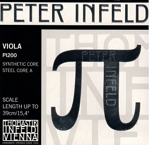 PI200 Peter Infeld Комплект струн для альта размером 4/4, среднее натяжение, Thomastik