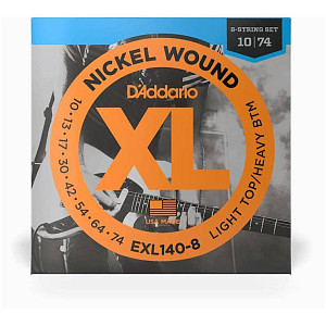 D'ADDARIO EXL140-8 - Струны для 8-струнной электрогитары