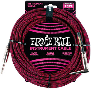 ERNIE BALL 6062, 7.62м - Инструментальный кабель