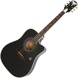 EPIPHONE PRO-1 ULTRA Ebony - Гитара электроакустическая шестиструнная