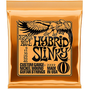 ERNIE BALL 2222 - Струны для электрогитары Nickel Wound Hybrid Slinky