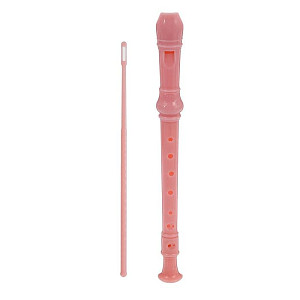 SWAN SW8K-1/PK - Блок-флейта немецкая система, цвет- розовый, корпус - пластик.