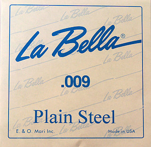 La Bella PS009 - Одиночная струна для гитары 0.009