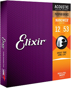 ELIXIR 16052 - Струны для акустической гитары
