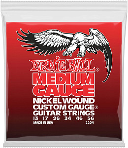 ERNIE BALL 2204 Nickel Wound Medium 13-56 - Струны для электрогитары