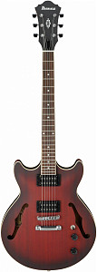 IBANEZ AM53-SRF, полуакустическая электрогитара, цвет красный закат