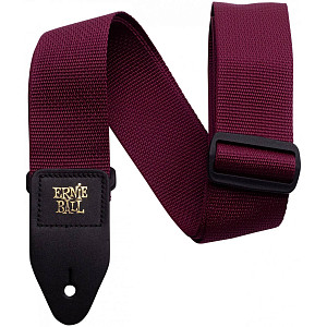 ERNIE BALL 4047 POLYPRO BURGUNDY - Ремень для гитары