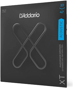 D'ADDARIO XTAPB1047-12 - Струны для 12 струнной акустической гитары