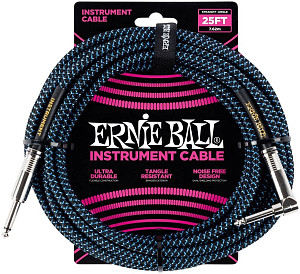 ERNIE BALL 6060, 7.62м - Инструментальный кабель