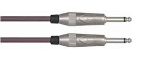 LGT-10 Кабель инструментальный, разъемы 1/4”(6,35мм), 3.05м, Leem