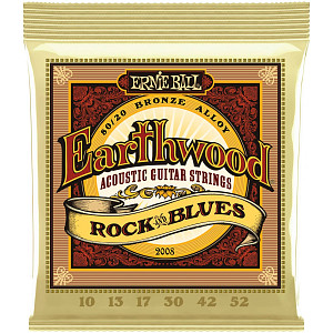 ERNIE BALL 2008 - Струны для акустической гитары Earthwood Rock&Blues