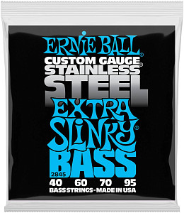 ERNIE BALL 2845 Stainless Steel Slinky Extra 40-95 - Струны для бас-гитары