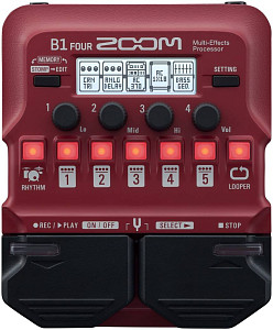 ZOOM B1 FOUR басовый процессор мультиэффектов
