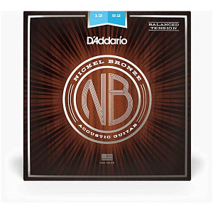 D'ADDARIO NB1252BT - Струны для акустической гитары Balanced Tension Light, 12-52