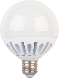 Ecola globe LED Premium 20,0W G95 220V E27 2700K шар (ребристый алюм. радиатор)...