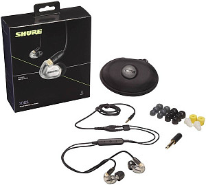 SHURE SE425-V+UNI-EFS внутриканальные наушники с двумя арматурными драйверами,...