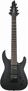 JACKSON JS22-7 DKA, AH FB - HT STN BLK 7-струнная электрогитара, цвет черный