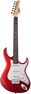 CORT G100-OPBC G Series Электрогитара, красная, Cort