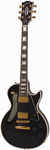 GIBSON CUSTOM LES PAUL CUSTOM EBONY Gold - Электрогитара