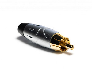 CRM001-BK Разъем на кабель RCA, "колокольчик", 1шт., черный, Soundking
