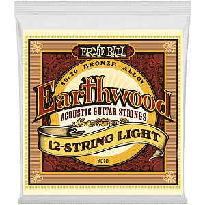 ERNIE BALL 2010 - Струны для 12-струнной акустической гитары 80/20 Light (9-46)