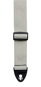 D'Andrea 1355SILVER Polyweb Ace-Lock - Ремень для гитары, серебристый