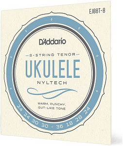 D'ADDARIO EJ88 T-8 - Струны для укулеле тенор 8 струн