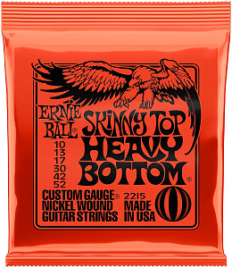 ERNIE BALL 2215 Nickel Wound Slinky Skinny Top Heavy Bottom 10-52 - Струны для электрогитары
