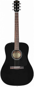 FENDER CD-60 DREAD V3 DS BLK - Гитара акустическая