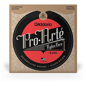 D'ADDARIO EJ45 PRO ARTE Струны для классической гитары нейлоновые Normal 
